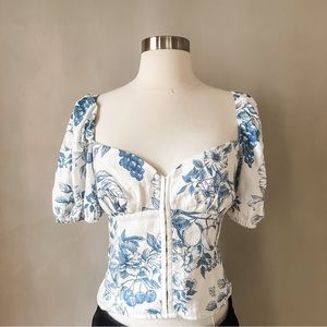 REFORMATION Linen Top Size 6